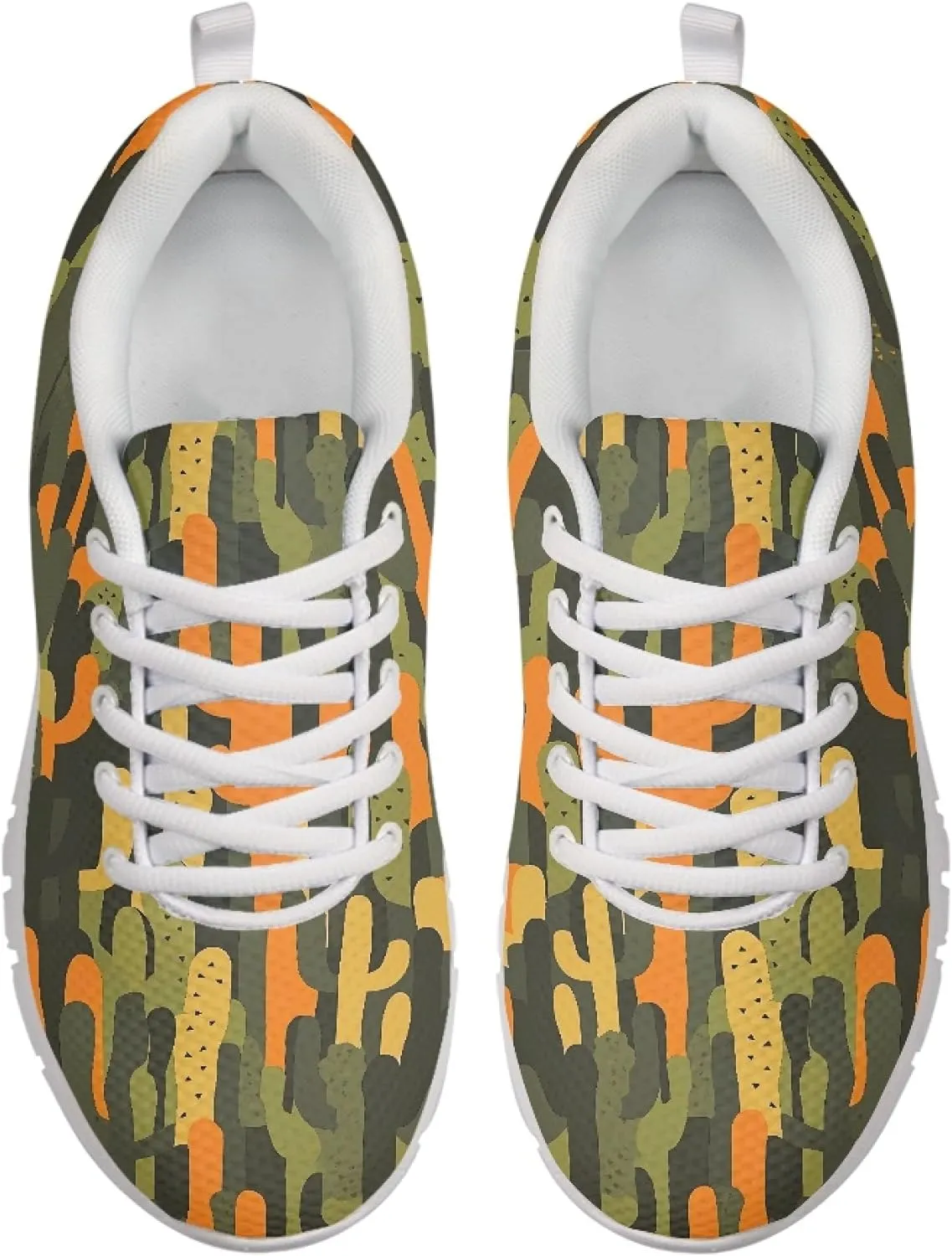 Sports Trainer Running Shoes for Women Teens Girls Causal Travel Sneaker Walking Low Heel Lace up Breathable Flexible