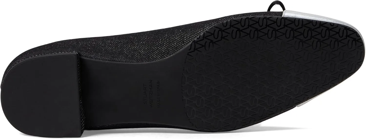 Stuart Weitzman Women's Sleek Bow Flat Ballet