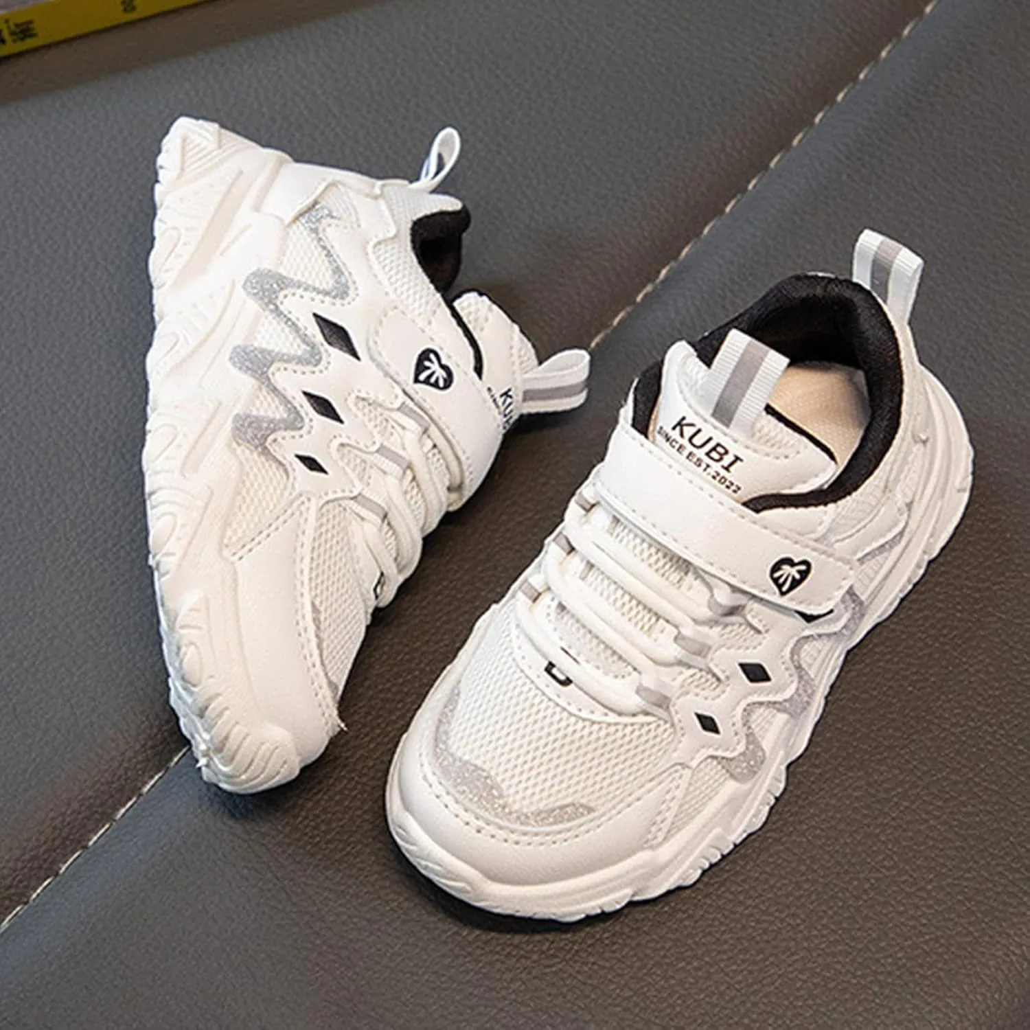 Toddler Kids Grip Sneaker Boys Girls High Top Skateboarding Light Flexible Anti Slip Sole Mesh Walking Shoes