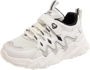 Toddler Kids Grip Sneaker Boys Girls High Top Skateboarding Light Flexible Anti Slip Sole Mesh Walking Shoes