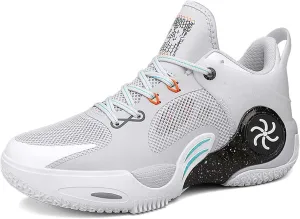 Unisex Anti-Slip Basketball Shoes Fashion Sneakers Breathable Mesh Training Running Shoes Casual Sports Walking Outdoor Shoes