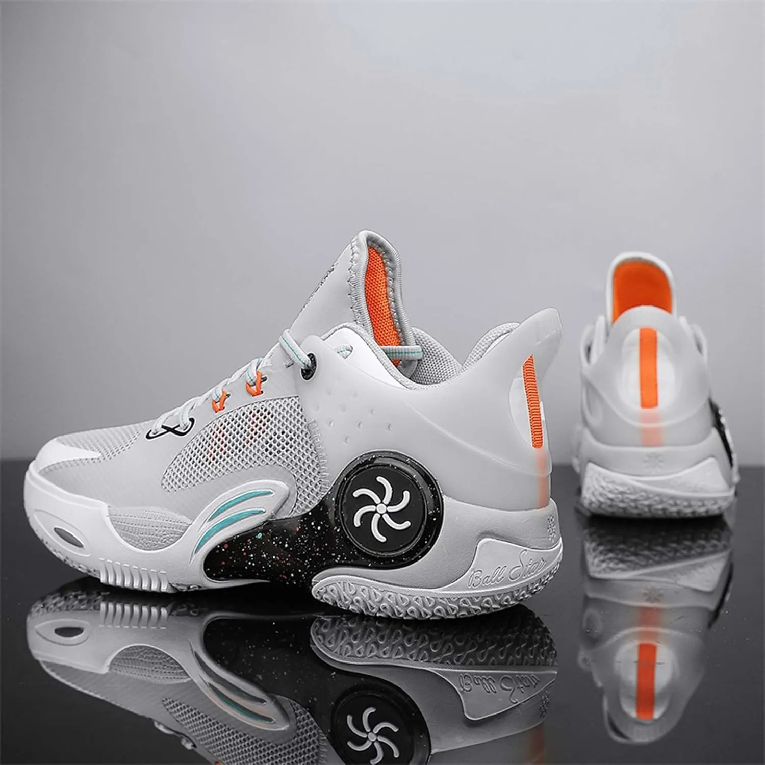 Unisex Anti-Slip Basketball Shoes Fashion Sneakers Breathable Mesh Training Running Shoes Casual Sports Walking Outdoor Shoes