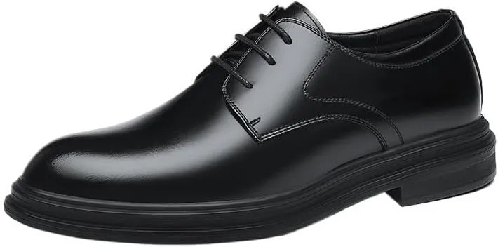 Versatile Men’s Classic Oxford Shoes for Professional Office Wear, Polished Leather Formal Dress Shoes Comfortable for Business Casual Events