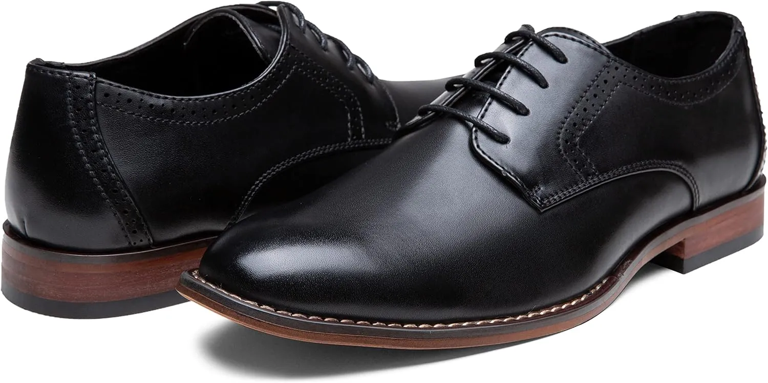 Vostey Men's Dress Shoes Classic Wingtip Brogue Men Oxfords