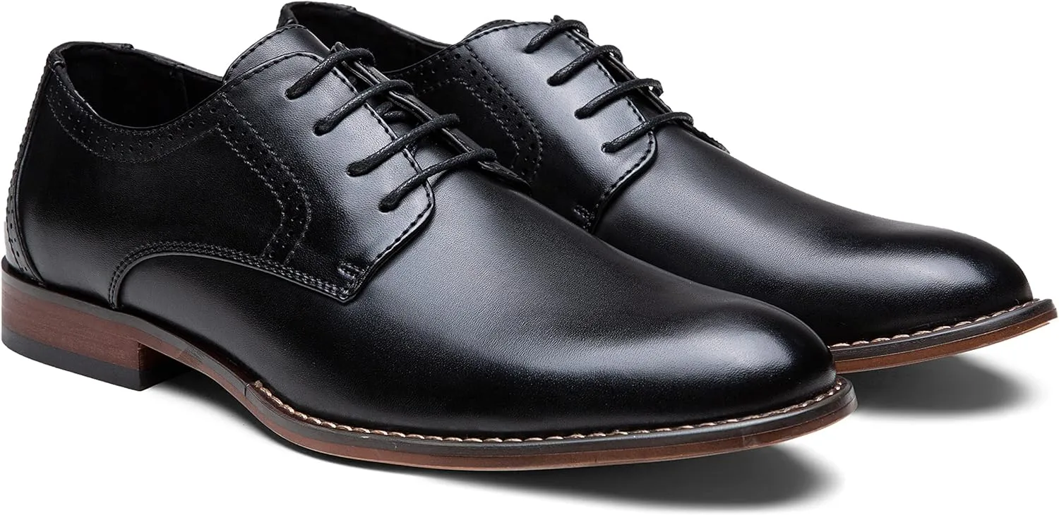 Vostey Men's Dress Shoes Classic Wingtip Brogue Men Oxfords
