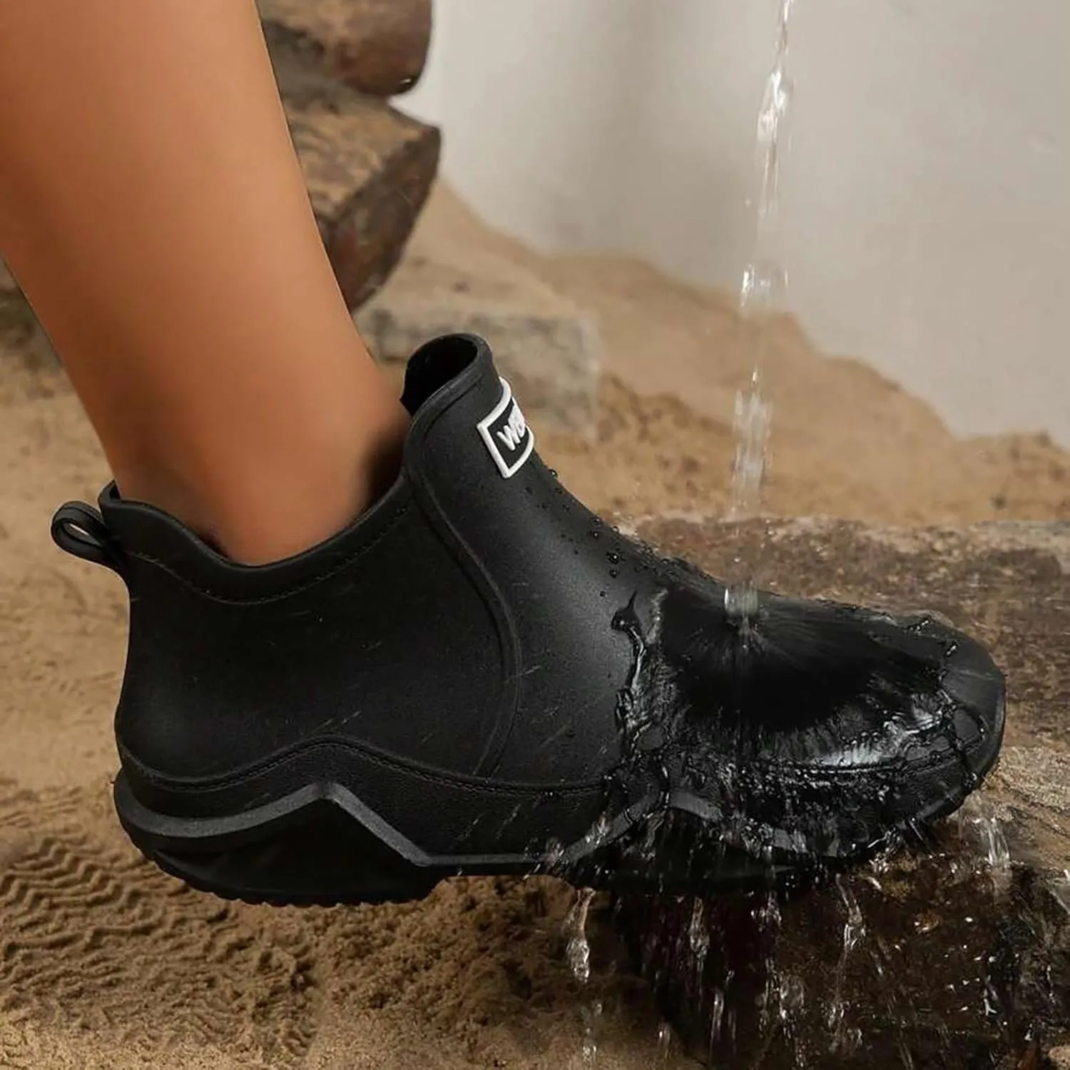 Water Shoes for Women Outdoor Slip Durable Couple Rain Boots Women Size 12 Rain Boots