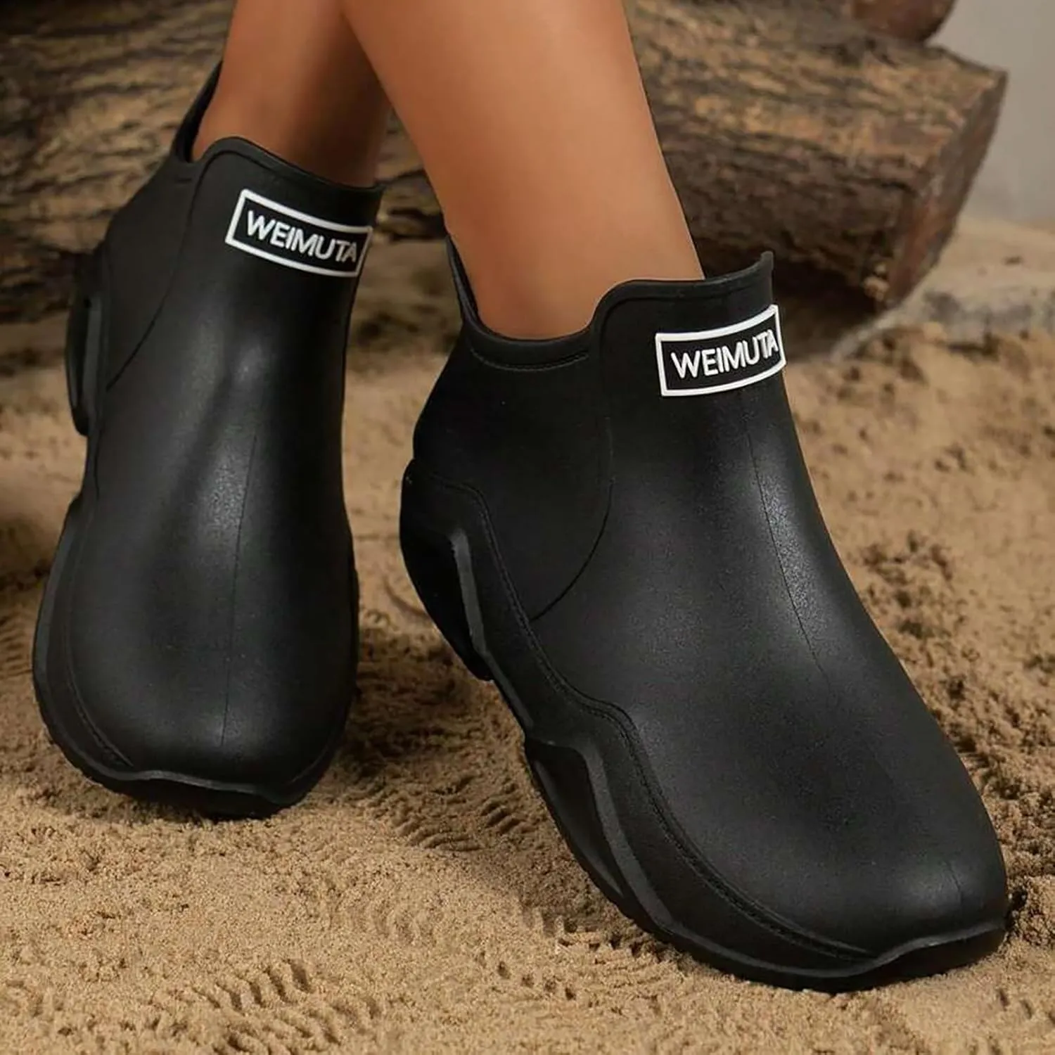 Water Shoes for Women Outdoor Slip Durable Couple Rain Boots Women Size 12 Rain Boots