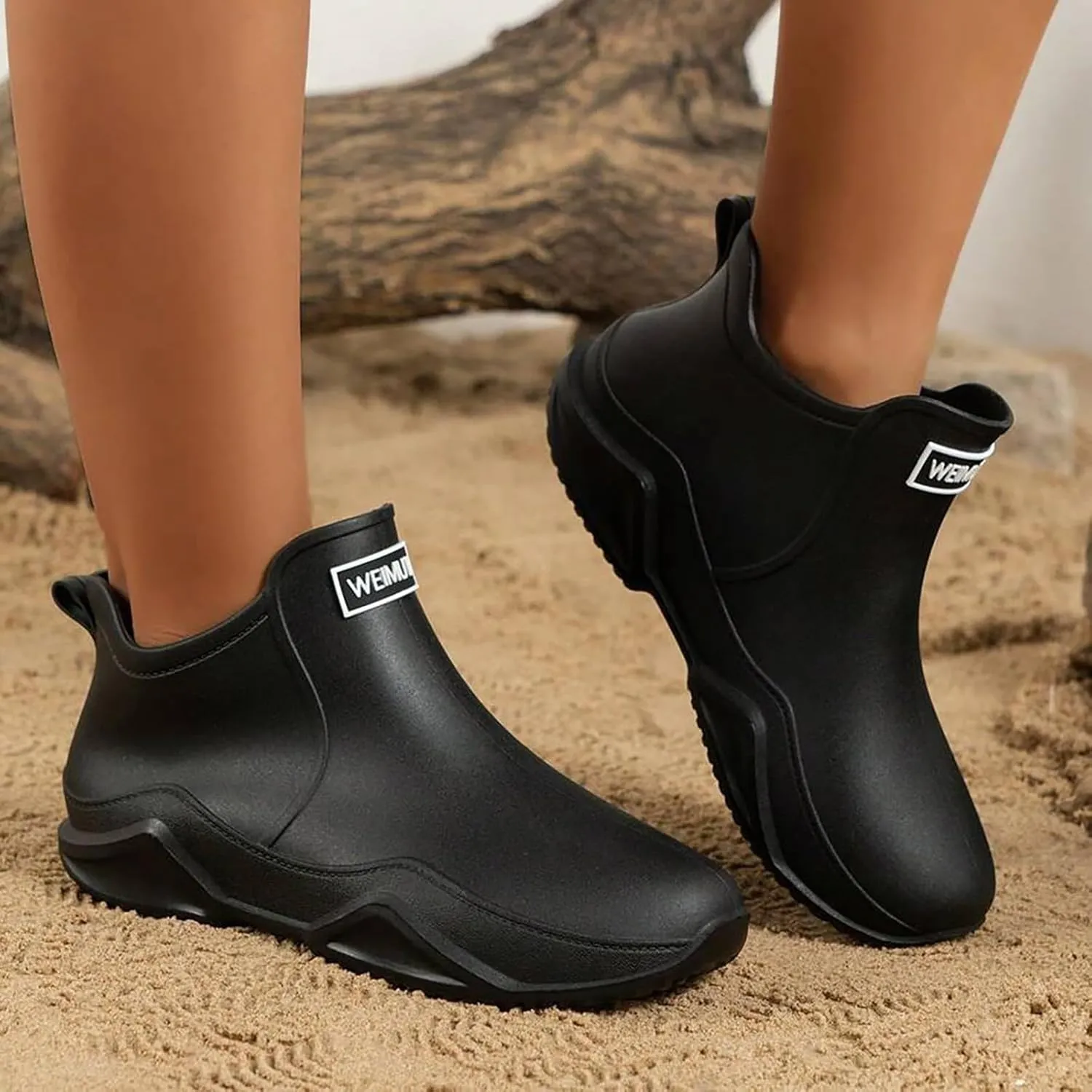 Water Shoes for Women Outdoor Slip Durable Couple Rain Boots Women Size 12 Rain Boots