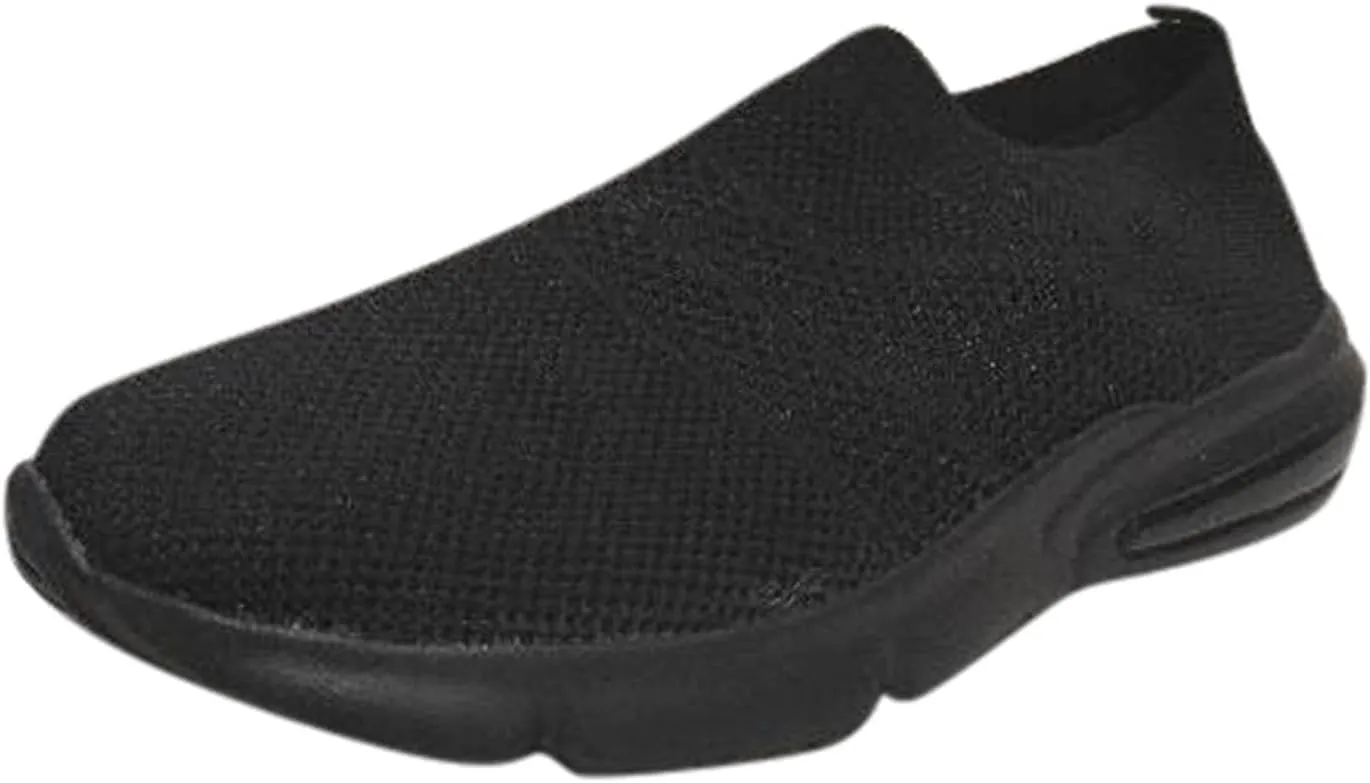 Wedge Sneakers for Women Dressy Size 10 Walking Shoes Women Slip On Dressy Womens Slip On Sneakers 8.5 Womens High Top Sneakers Black Pull On Sneakers Womens