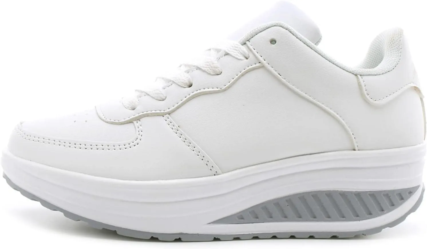 White Wide Width Casual Sneakers Women Cute Black Shoes for Women Womens Casual Shoes Slip On Loafers Silver Wedge Sneakers for Women Dressy Zapatos De Mujer CóModos Bajos para Fiesta Cerrados