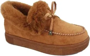 Winter Boots For Women Fashion Snow Boots Slip on Warm Comfortable Outdoor Fur Lined Ankle Booties Thickening Loafers Shoes