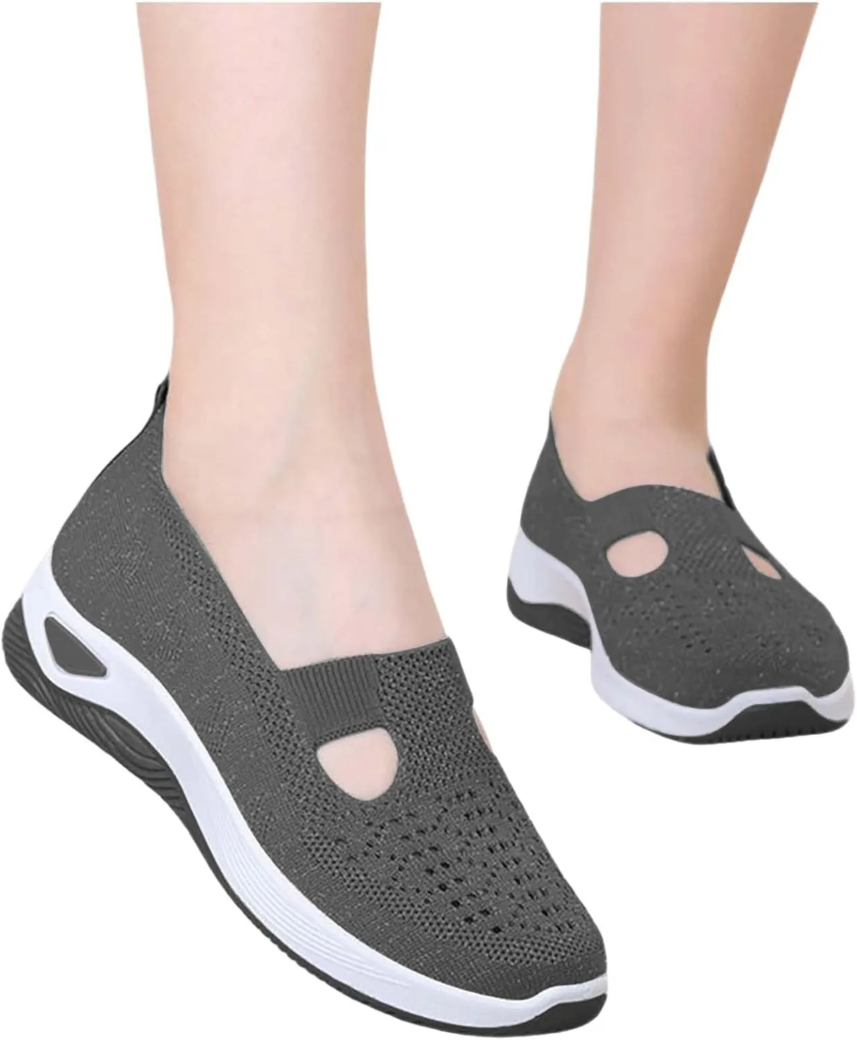 Women Walking Shoes Sock Sneakers Slip-On Breath Mens Tennis Shoes Fashion Women's Shoes Casual Men's Fashion Sneakers Red Tennis Shoe White Loafers