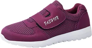 Womens Breathable Nursing Shoes Casual Breathable Slip on Orthopaedic Walking Sneakers Shoe for Elderly Women