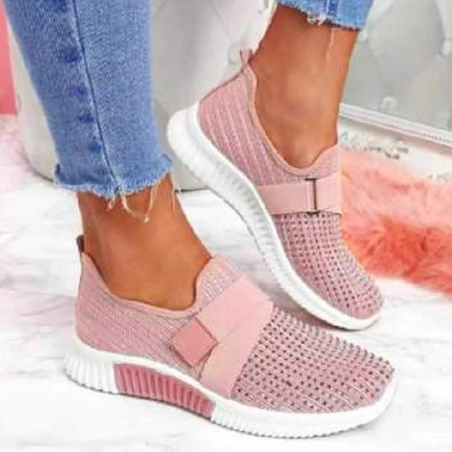 Women's Fashion Sneaker Non Slip Breathable Lightweight Comfortable Lace Up Shoes Running for Men Loafers Womens Shoes Womens Retro Sneakers