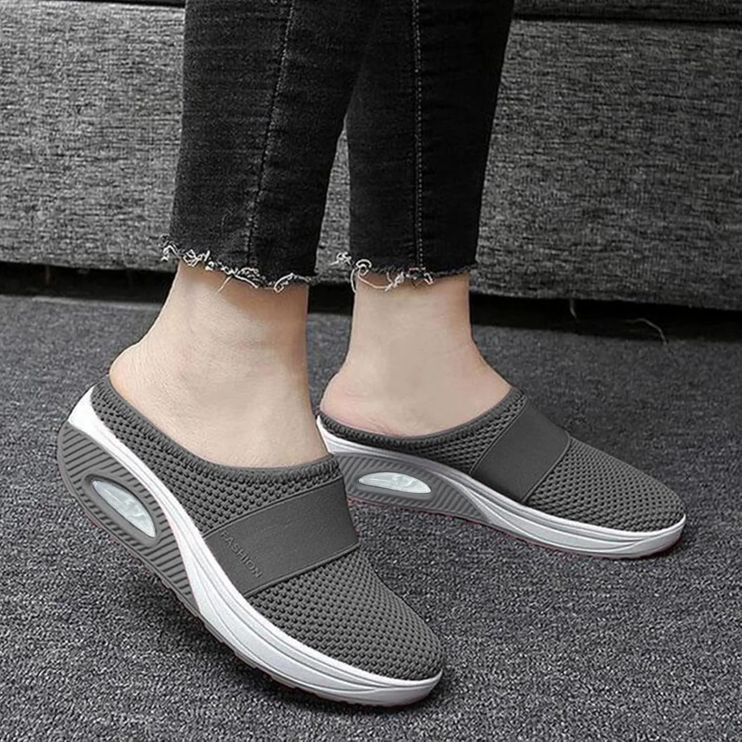 Women's Fashion Sneakers Red Womens Pull On Sneakers Black Soles Wide Width Workout Shoes for Women Running Shoes for Women Black Slip On Zapatillas Blancas Para Mujer De Tacon