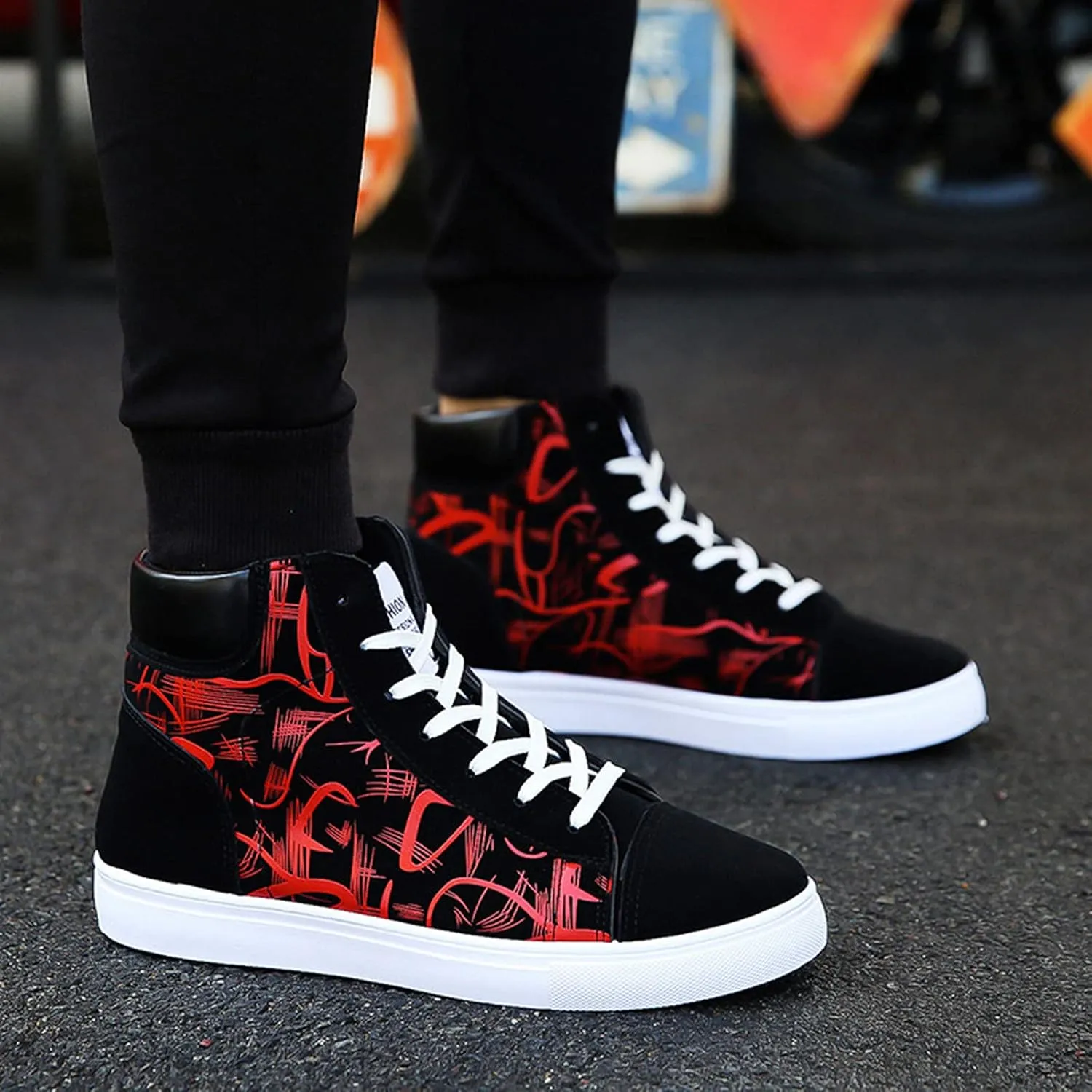 Womens High Tops Sneakers Zapato Antiderrapante para Mujer De Trabajo Black and White Gym Shoes Women Women's Wide Width Slip On Sneakers Zapatos De Trabajo OrtopéDicos para Alivio Del Dolor De Mujer