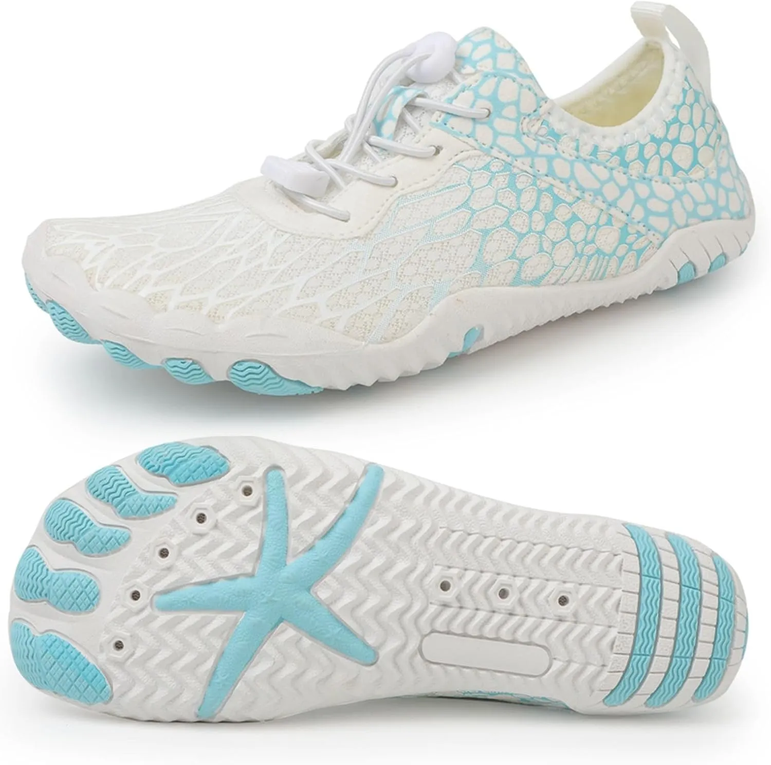 Women's Lightweight Quick Drying,Aqua Water Shoes Athletic Comfy Walking Shoes Men's and Women's Non Slip Sports Sneakers Outdoor River Tracing Shoe Summer Breathable Hiking Running Fitness Footwear