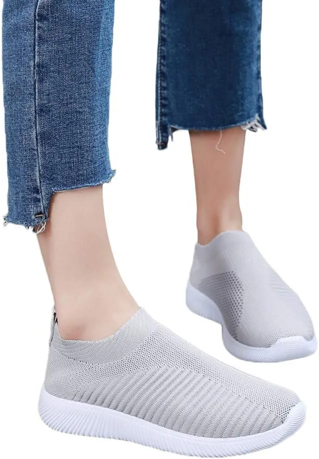 Women's Lightweight Slip On Walking Running Shoes Tennis Shoes Men Slip On Men Casual Shoes Women Shoes Sneakers Slip On Tennis Shoe Loafers Casual Slip On