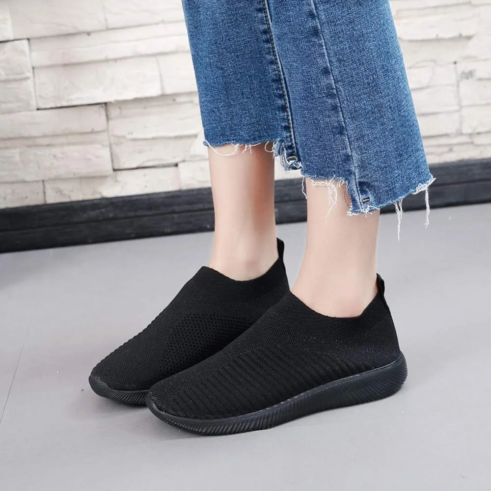 Women's Lightweight Slip On Walking Running Shoes Tennis Shoes Men Slip On Men Casual Shoes Women Shoes Sneakers Slip On Tennis Shoe Loafers Casual Slip On