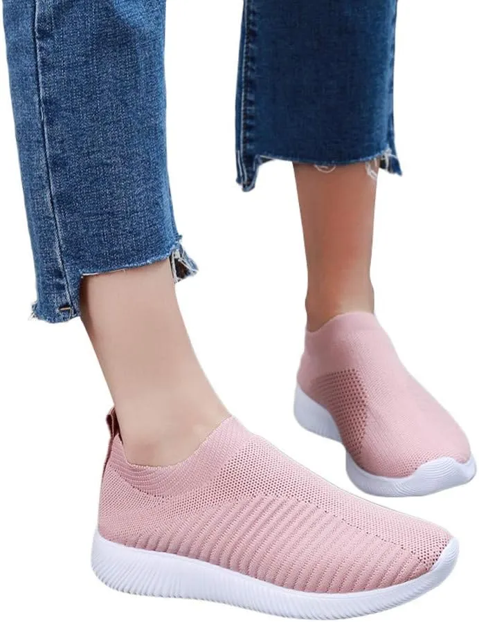 Women's Lightweight Slip On Walking Running Shoes Tennis Shoes Men Slip On Men Casual Shoes Women Shoes Sneakers Slip On Tennis Shoe Loafers Casual Slip On