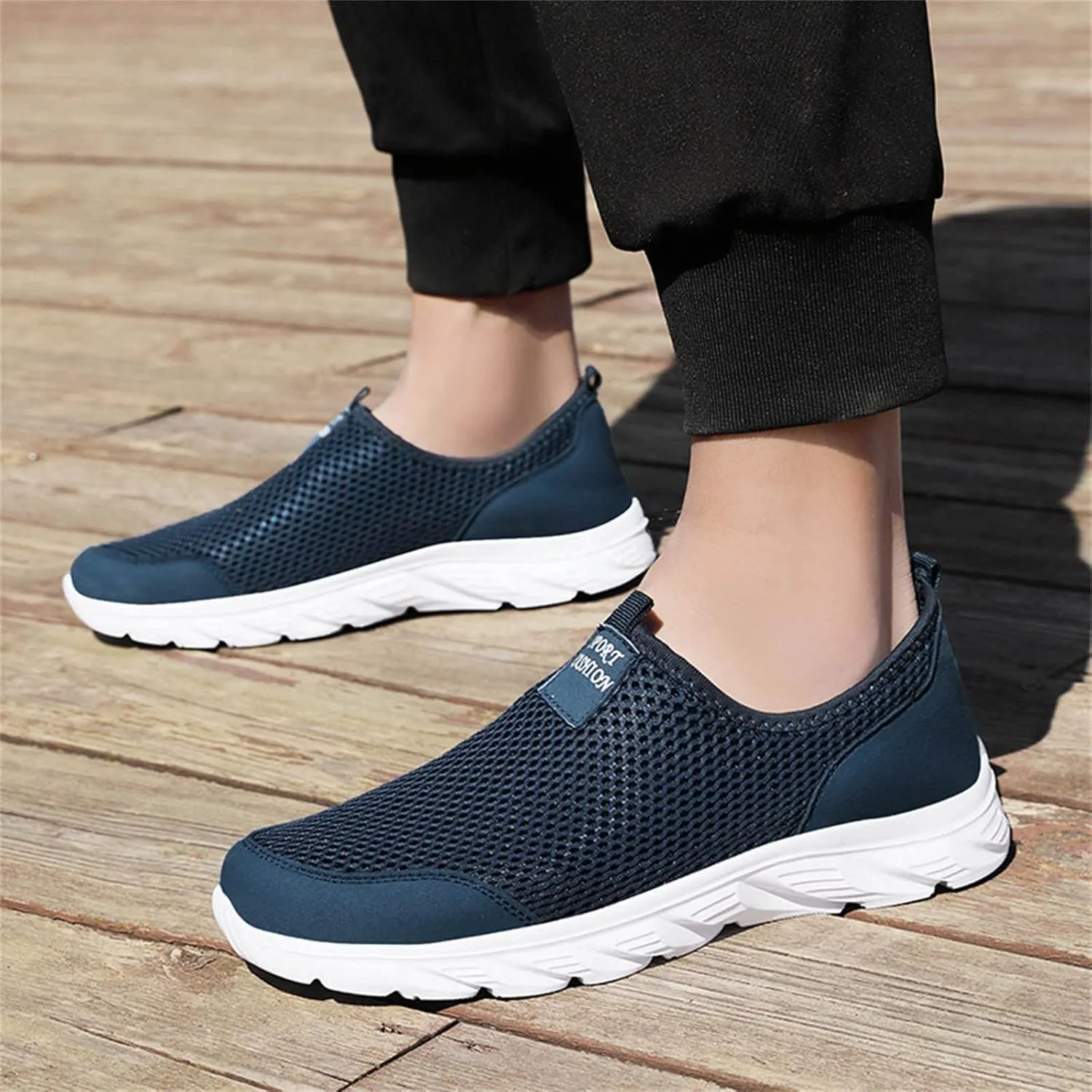 Women's Lightweight Slip On Walking Running Shoes Tennis Shoes Men Slip On Men Casual Shoes Women Shoes Sneakers Slip On Tennis Shoe Loafers Casual Slip On