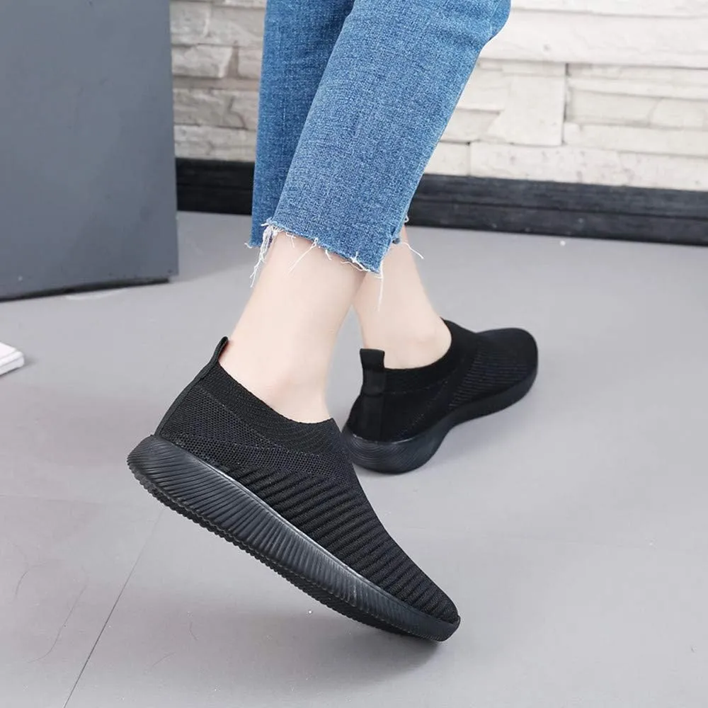 Women's Lightweight Slip On Walking Running Shoes Tennis Shoes Men Slip On Men Casual Shoes Women Shoes Sneakers Slip On Tennis Shoe Loafers Casual Slip On
