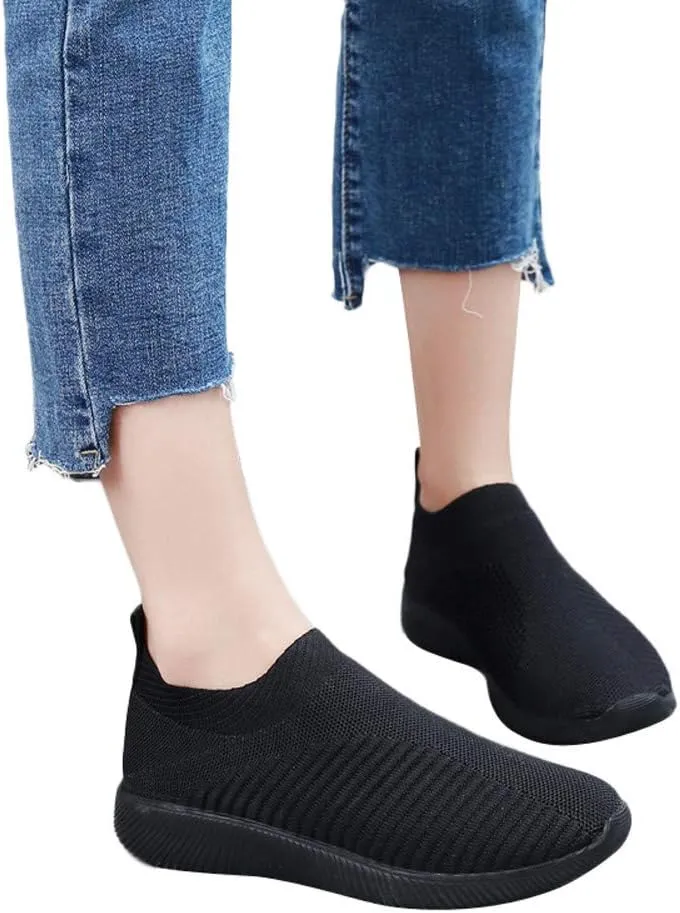 Women's Lightweight Slip On Walking Running Shoes Tennis Shoes Men Slip On Men Casual Shoes Women Shoes Sneakers Slip On Tennis Shoe Loafers Casual Slip On