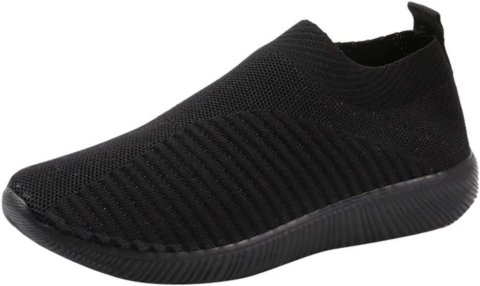 Women's Lightweight Slip On Walking Running Shoes Tennis Shoes Men Slip On Men Casual Shoes Women Shoes Sneakers Slip On Tennis Shoe Loafers Casual Slip On