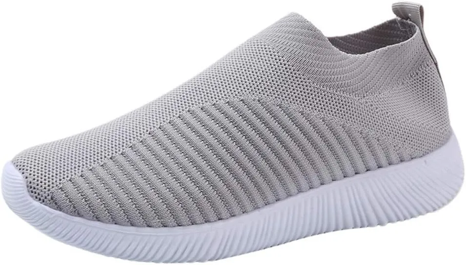 Women's Lightweight Slip On Walking Running Shoes Tennis Shoes Men Slip On Men Casual Shoes Women Shoes Sneakers Slip On Tennis Shoe Loafers Casual Slip On