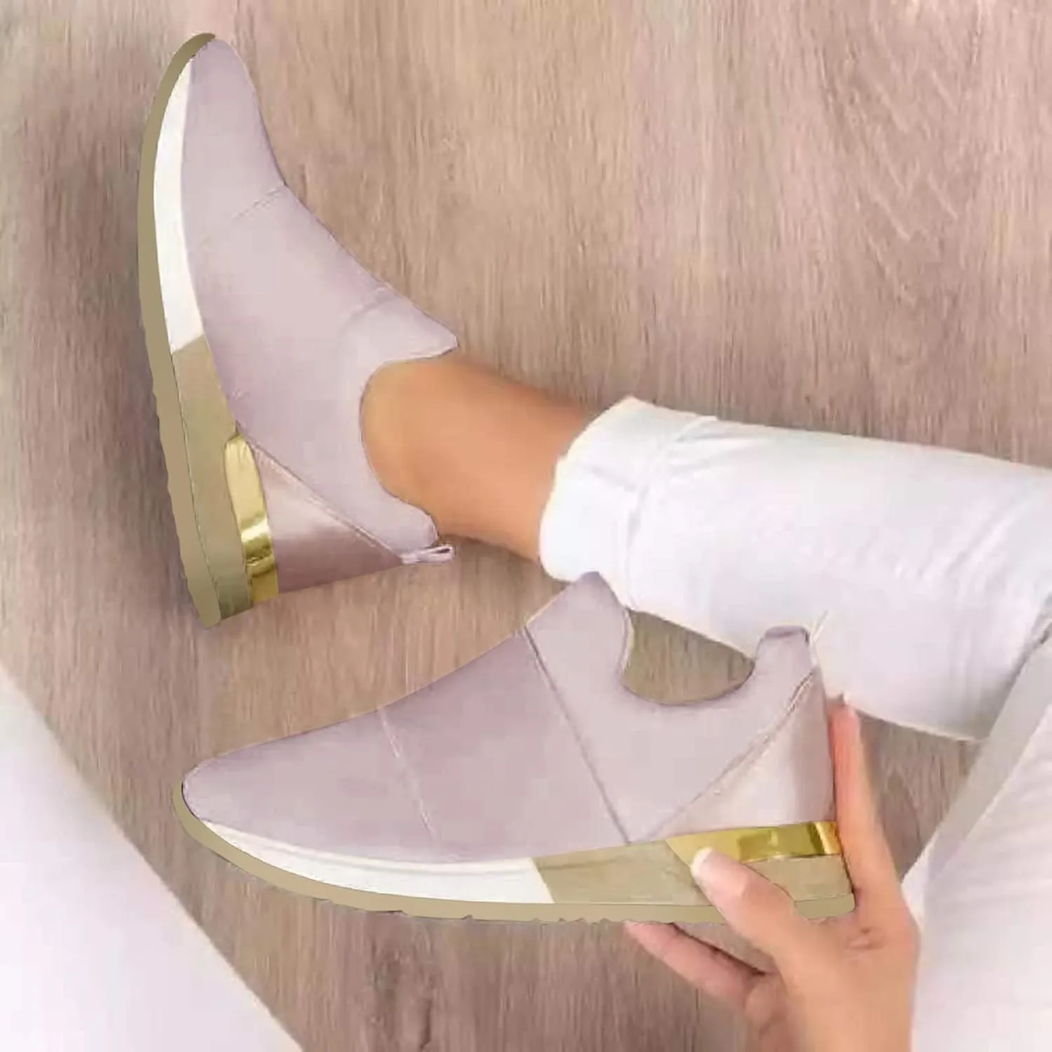 Womens Running Shoes Air Cushion Lightweight Sneakers Black Sneakers Women Trendy Nurse Shoes for Women Comfortable Wide Womens Casual Sneakers Size 11 Non Slip Shoes Women