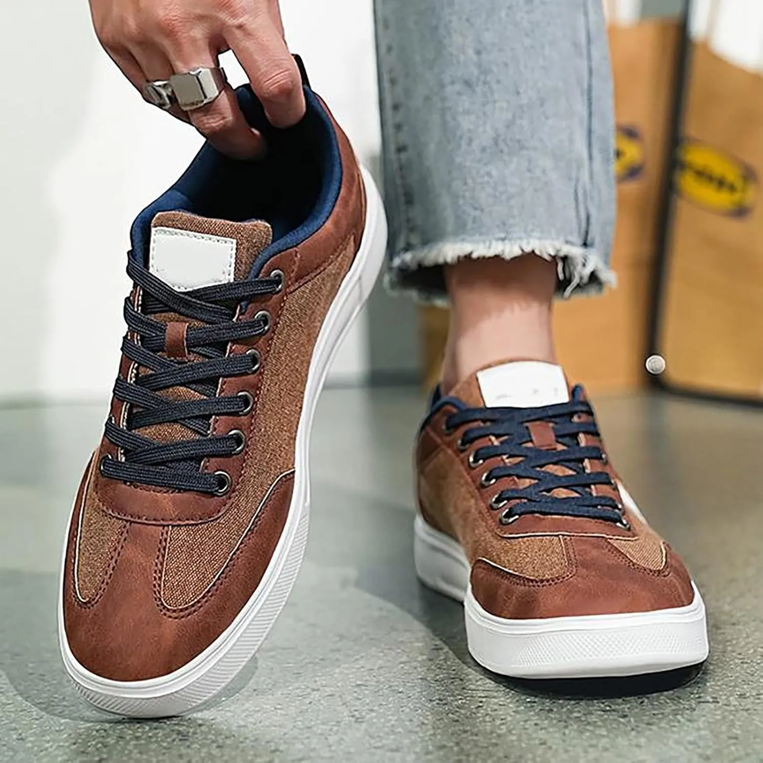 Womens Slip On Sneakers Wide Width Womens Work Shoes Men's Casual Dress Sneakers Comfortable Dressy Slip on Loafers for Women Dressy Slip On Sneakers Women Wide Width