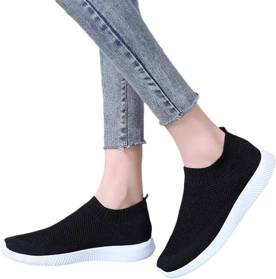 Womens Slip on Walking Shoes Comfort Lightweight Non Slip Work Shoes Women Jogging Men's Shoes Casual Men's Fashion Sneakers Slip On Tennis Shoe Loafers Casual Slip On