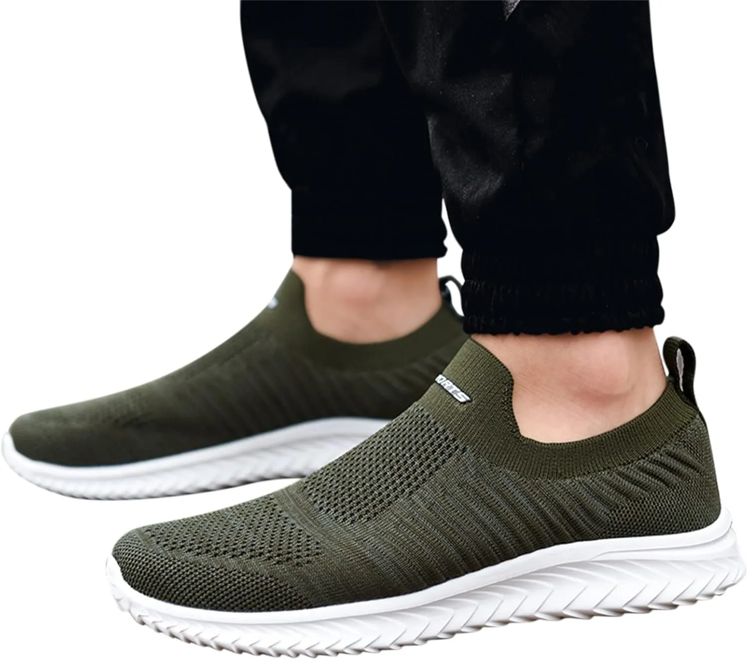 Womens Slip On Walking Shoes Non Slip Running Shoes Mens Running Shoes Jogging Casual Shoes Slip On Slip On Sneakers Slip On Tennis Shoe Casual Loafers