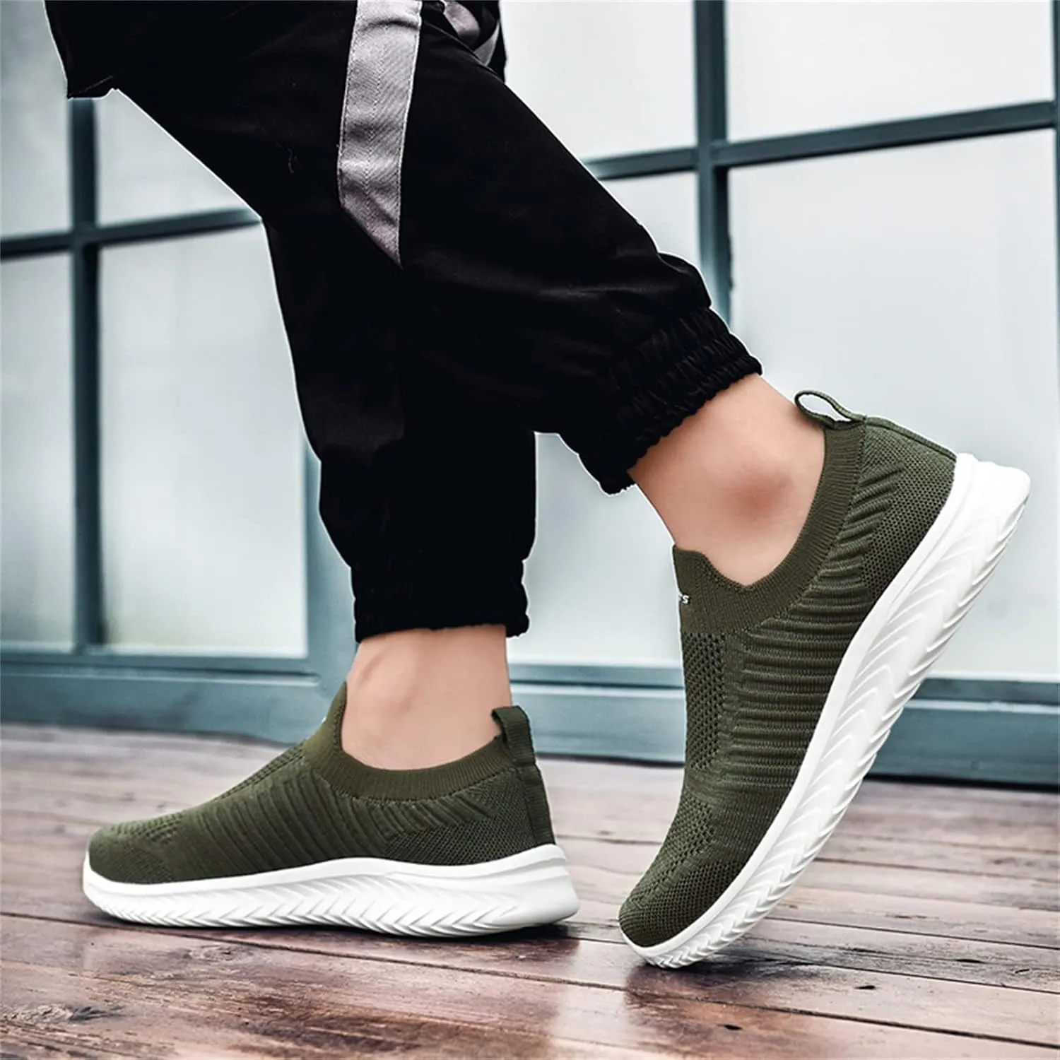 Womens Slip On Walking Shoes Non Slip Running Shoes Mens Running Shoes Jogging Casual Shoes Slip On Slip On Sneakers Slip On Tennis Shoe Casual Loafers