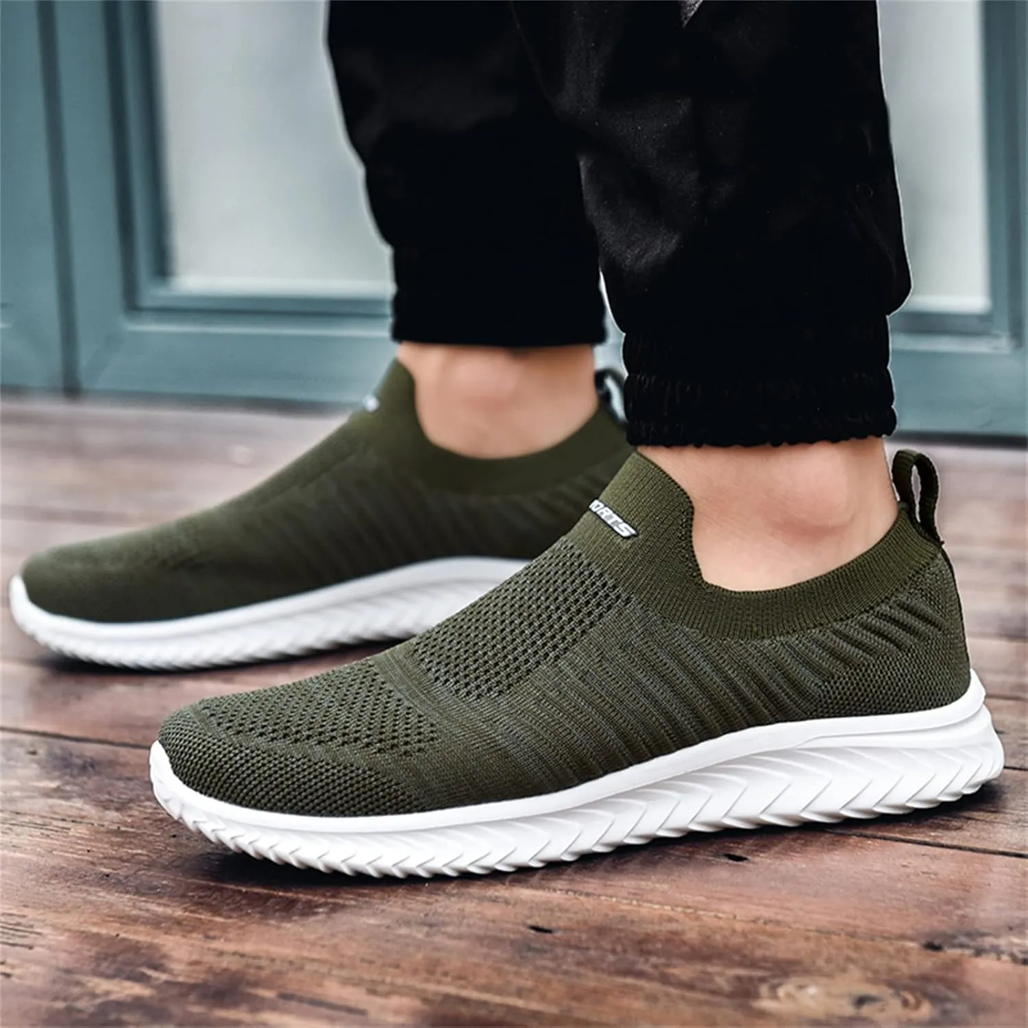 Womens Slip On Walking Shoes Non Slip Running Shoes Mens Running Shoes Jogging Casual Shoes Slip On Slip On Sneakers Slip On Tennis Shoe Casual Loafers
