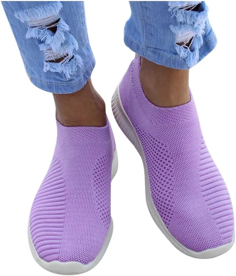 Womens Slip On Walking Shoes Non Slip Running Shoes Mens Running Shoes Walking Men's Shoes Casual Slip On Sneakers Slip On Tennis Shoe Cross Trainer Shoe
