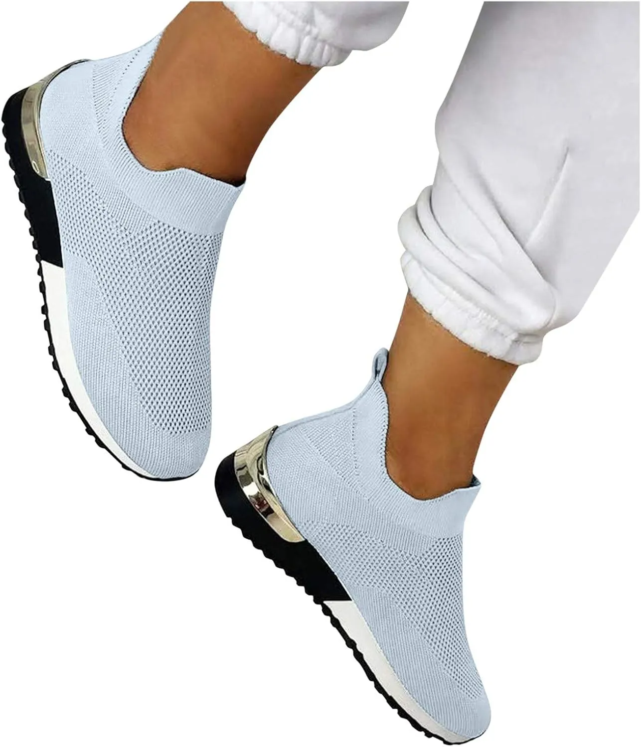 Womens Slip On Walking Shoes Non Slip Running Shoes Mens Running Shoes Walking Men's Shoes Casual Slip On Sneakers Slip On Tennis Shoe Cross Trainer Shoe