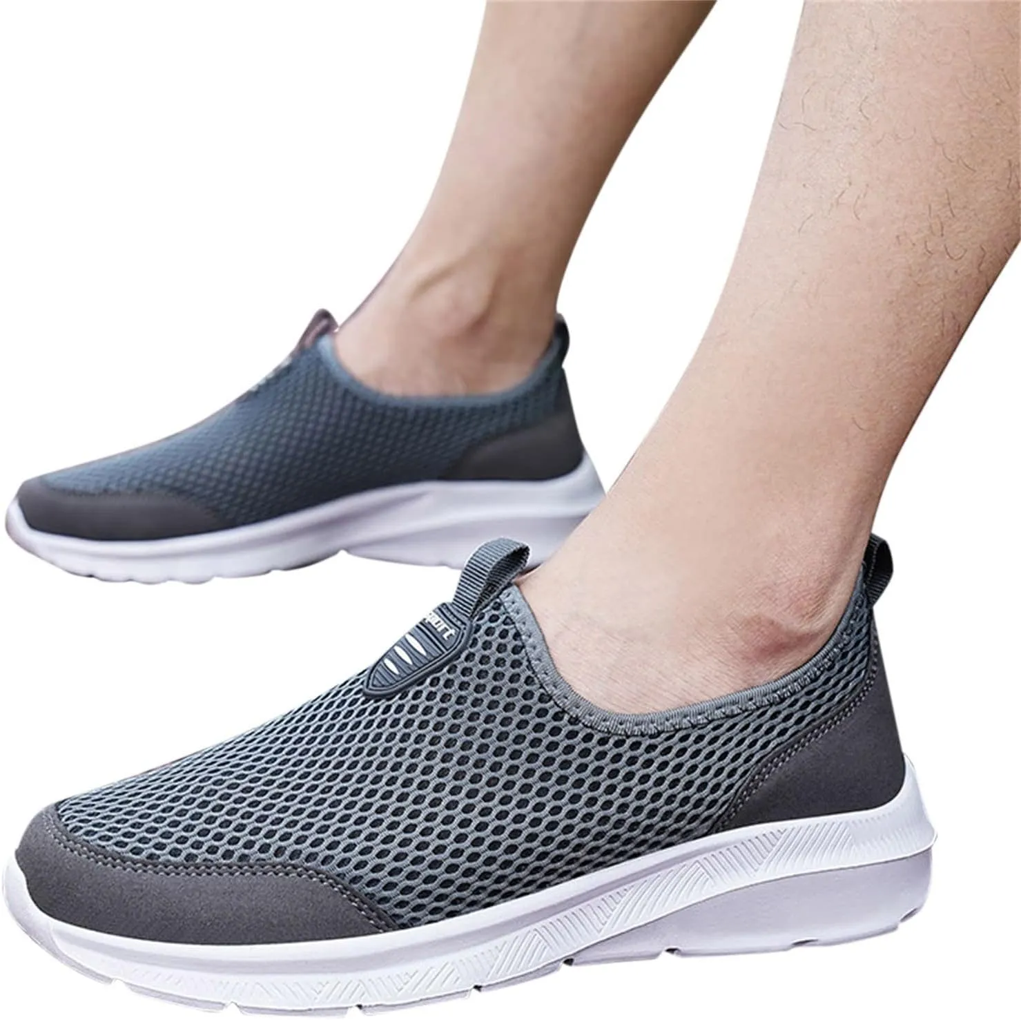 Womens Slip On Walking Shoes Non Slip Running Shoes Non Slip Work Shoes Women Casual Men's Casual Shoes Walking Sneakers Slip On Tennis Shoe Loafers Casual Slip On