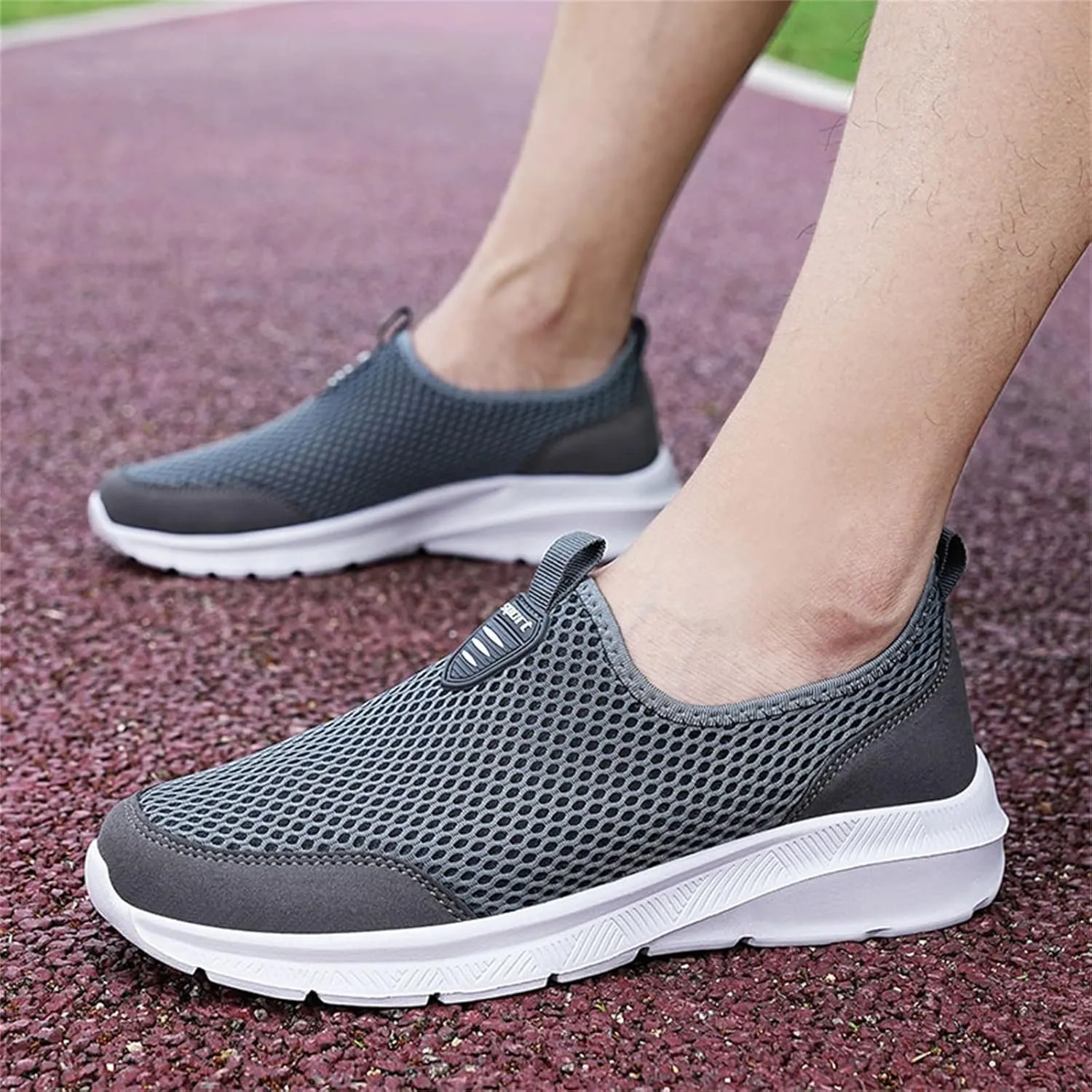 Womens Slip On Walking Shoes Non Slip Running Shoes Non Slip Work Shoes Women Casual Men's Casual Shoes Walking Sneakers Slip On Tennis Shoe Loafers Casual Slip On