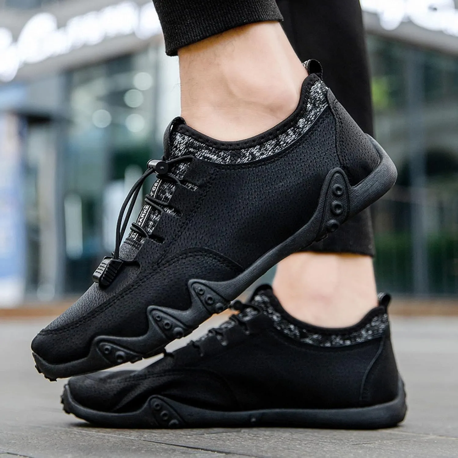 Womens Sneakers Size 8 Trendy All Black Tennis Shoes for Women Slip On Women Shoes Size 10 Sneakers Walking Sneakers for Women Zapatos De Gym Para Mujer