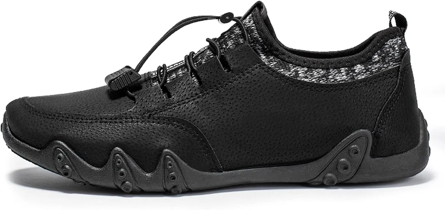 Womens Sneakers Size 8 Trendy All Black Tennis Shoes for Women Slip On Women Shoes Size 10 Sneakers Walking Sneakers for Women Zapatos De Gym Para Mujer