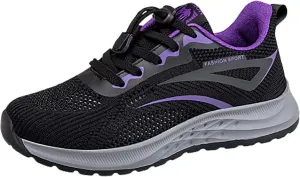 Women's Sneakers Zapatos Negros para Mujer De Tacon Women Sneakers Lightweight Air Cushion Gym Fashion Shoes Sneakers for Women All Black Non Slip Restaurant Shoes Women's