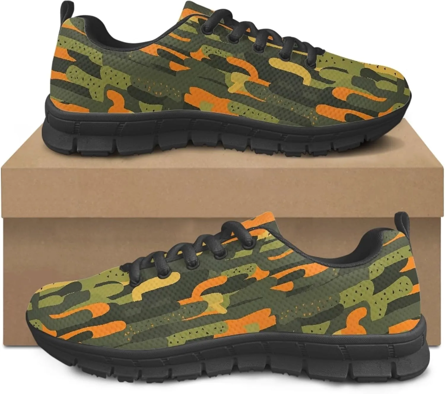 Womens Sports Trainer Running Shoes for Teens Causal Travel Sneaker Walking Low Heel Lace up Breathable Flexible