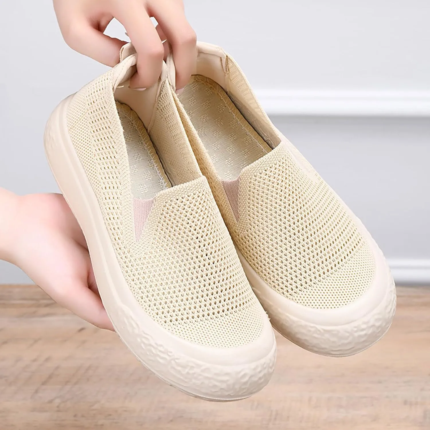 Womens Tennis Shoes Jogging Casual Slip On Shoes Fashion Sneakers 2025 Running Sneakers Comfortable Memory Foam Slip On Tennis Shoe Loafers Casual Slip On