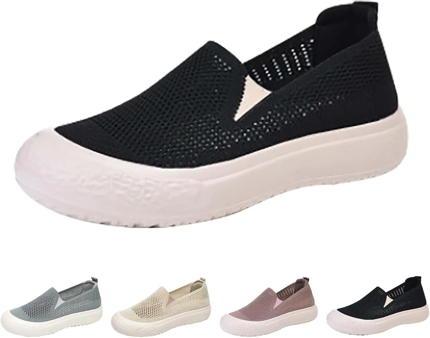 Womens Tennis Shoes Jogging Casual Slip On Shoes Fashion Sneakers 2025 Running Sneakers Comfortable Memory Foam Slip On Tennis Shoe Loafers Casual Slip On