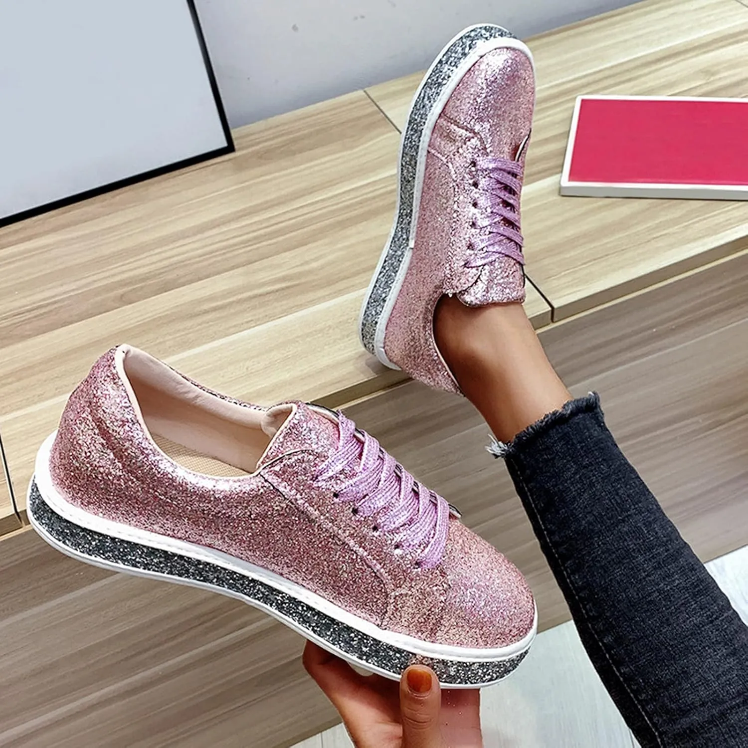 Womens Walking Shoes Size 9 Slip On Zapatos De Trabajo para Mujer Antideslizante Y Contra El Agua Cocina Fashion Walking Shoes for Women 2023 Bowling Shoes Women 8 Wide Zapatos Ortopedicos para Mujer