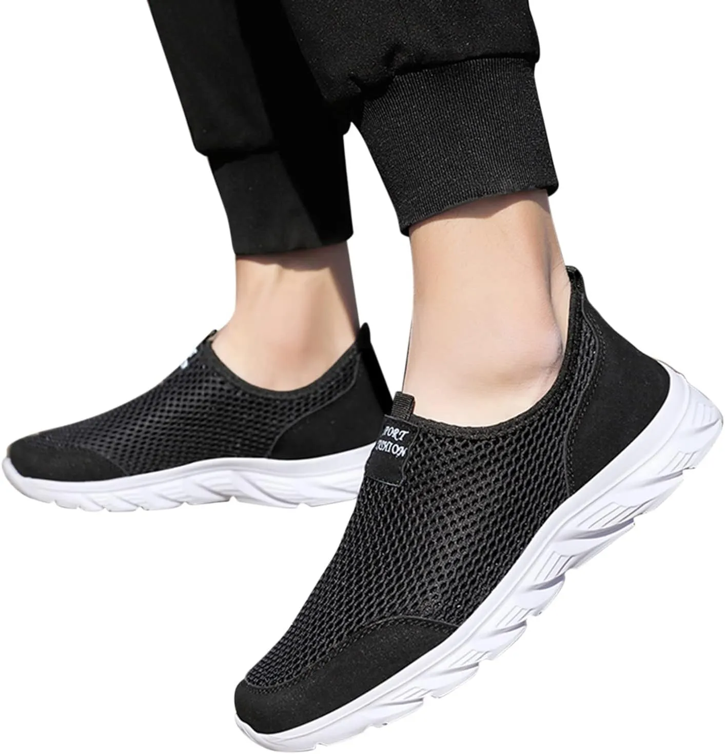 Womens Walking Shoes Wide Diabetic Shoes Slip On Shoes Women Mesh Ladies Casual Shoes Slip On Sneakers Platform Tennis Shoe Loafers Casual Slip On